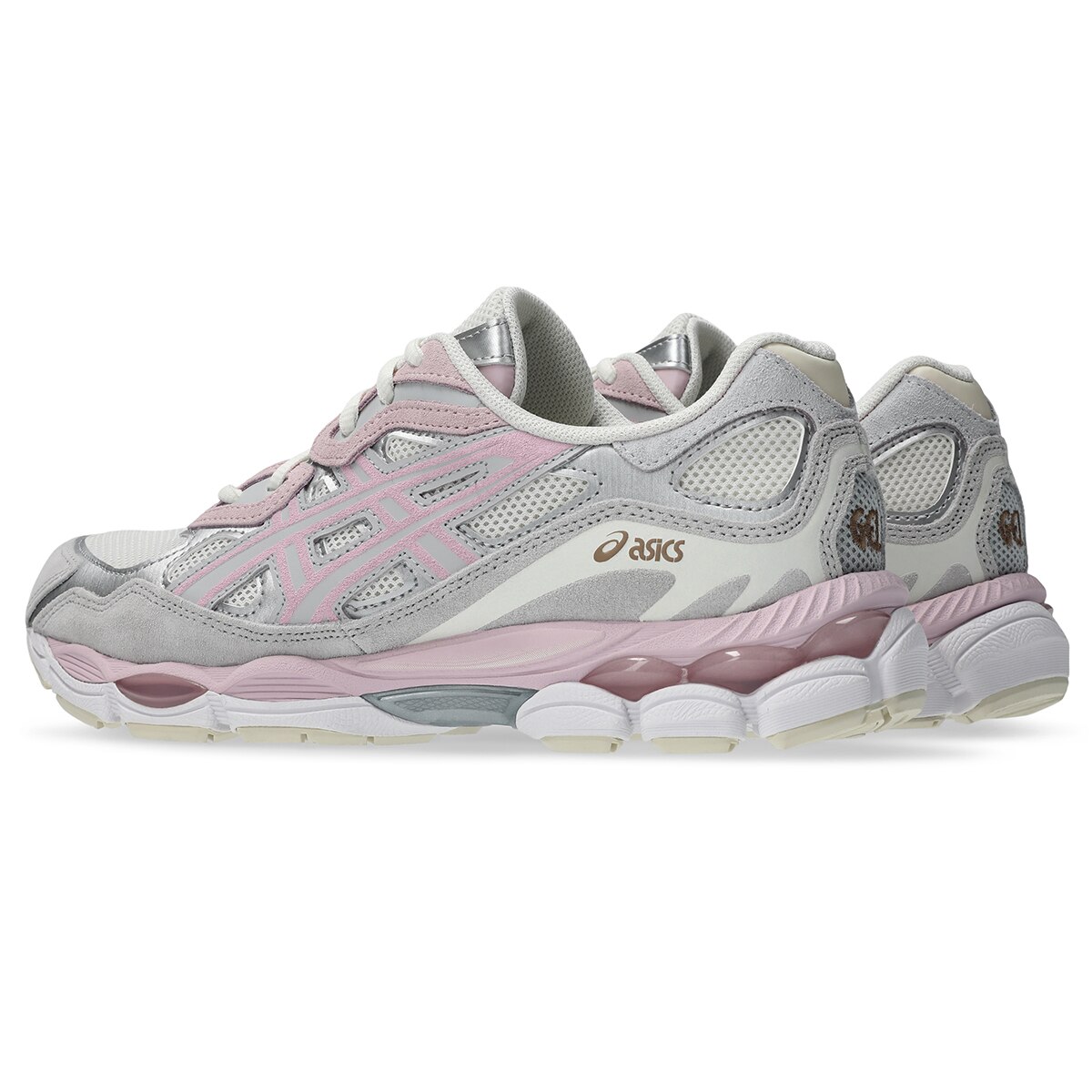 Sapatilhas Casual Unissexo Gel-NYC Cinzento / Rosa-4