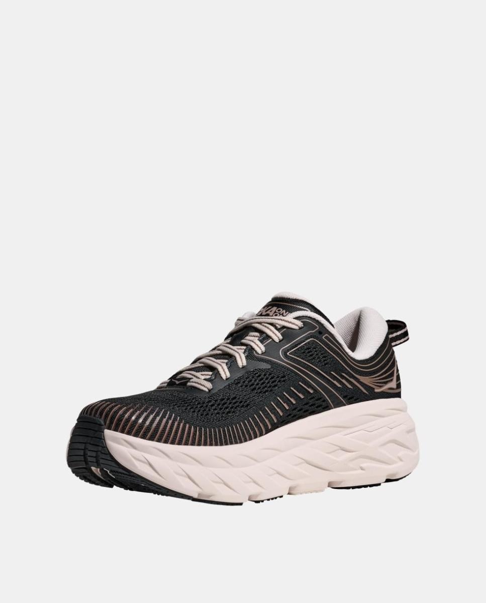 Sapatilha de Running de Mulher Bondi 7 Preto / Roxo-3