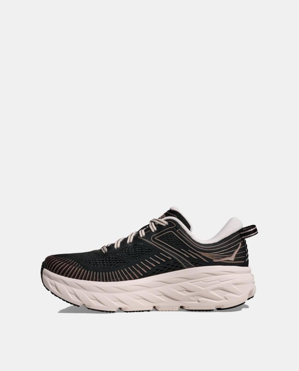 Sapatilha de Running de Mulher Bondi 7 Preto / Roxo-8