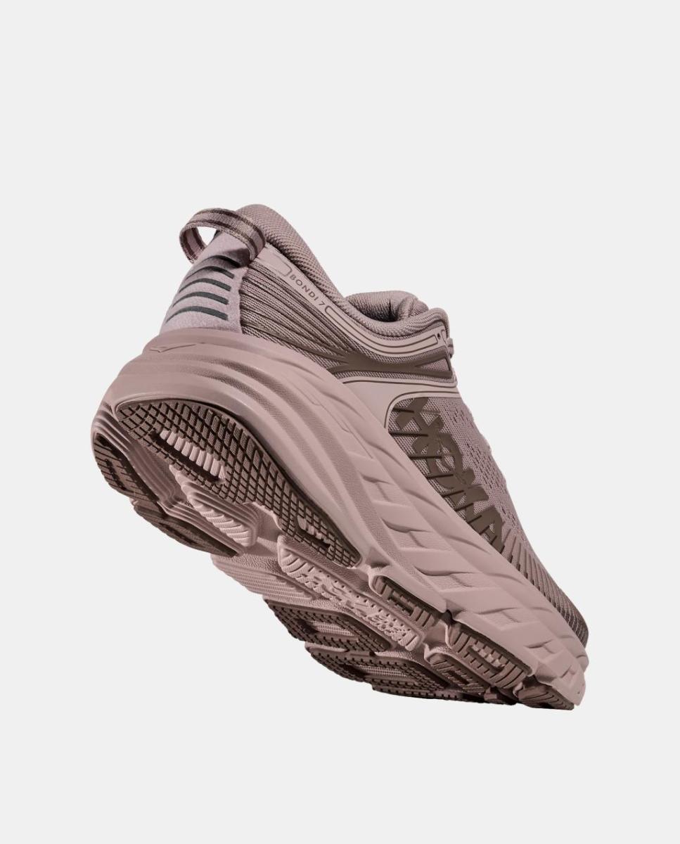 Hoka Zapatilla W Bondi 7 Para Mujer - Negro / Morado Negro / Morado-4