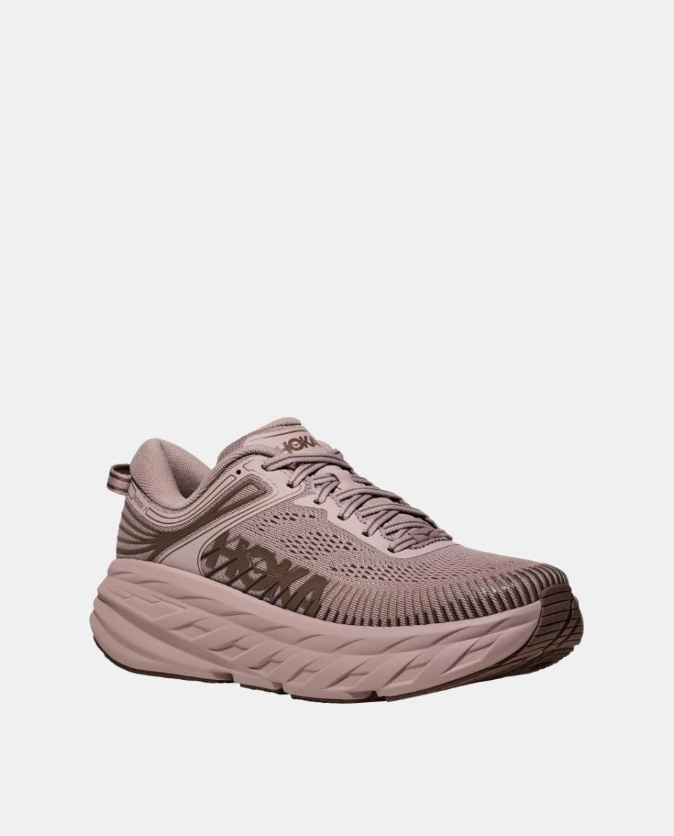 Hoka Zapatilla W Bondi 7 Para Mujer - Negro / Morado Negro / Morado-6