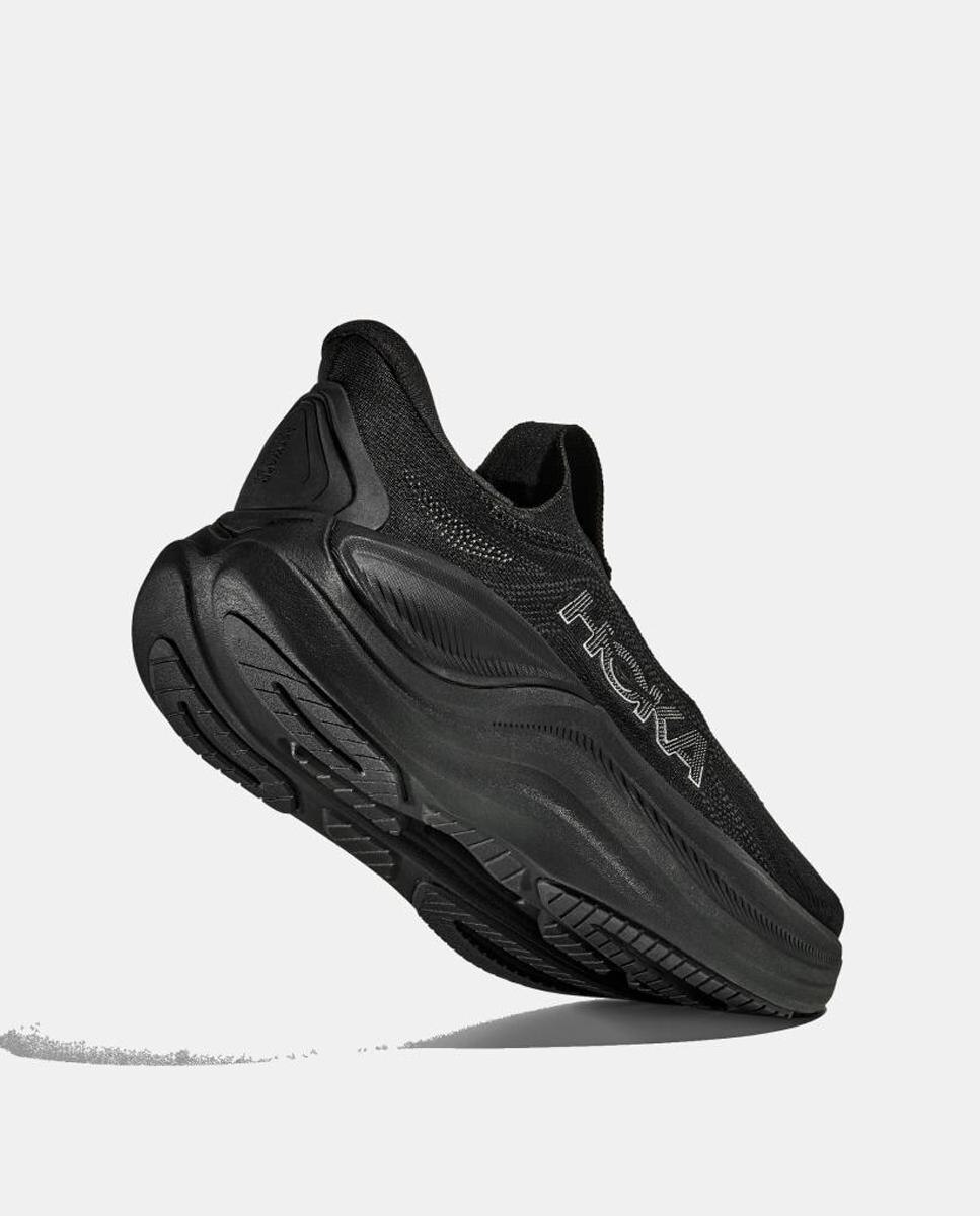 Hoka Skyward Laceless para mujer - Crema Crema-3