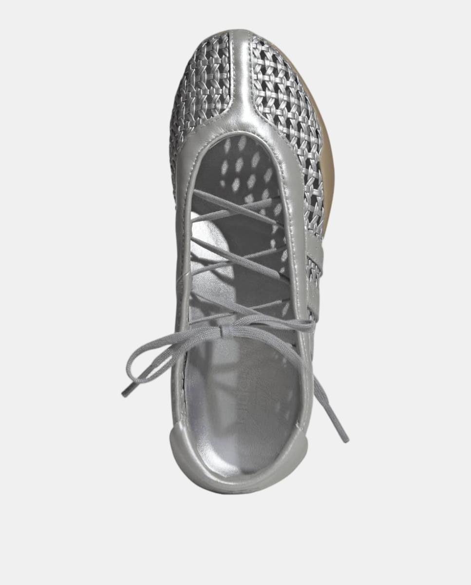 Taewkondo Mei Ballet de Mulher Adidas Prateado-2