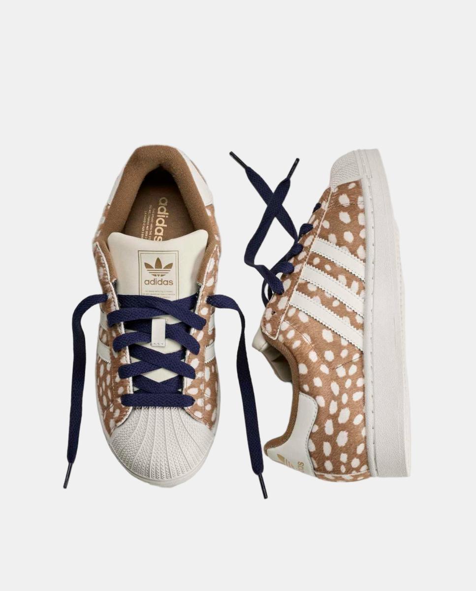 Sapatilhas Casual de Mulher SUPERSTAR II W Adidas Castanho-11