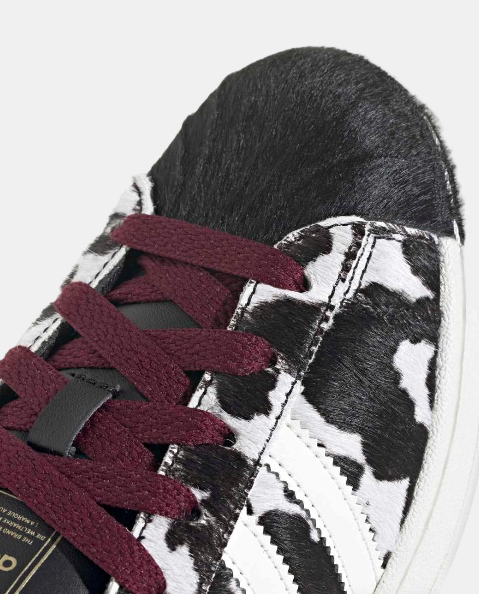 Zapatillas de Casual de Mujer SUPERSTAR II W Adidas - Negro Negro-7