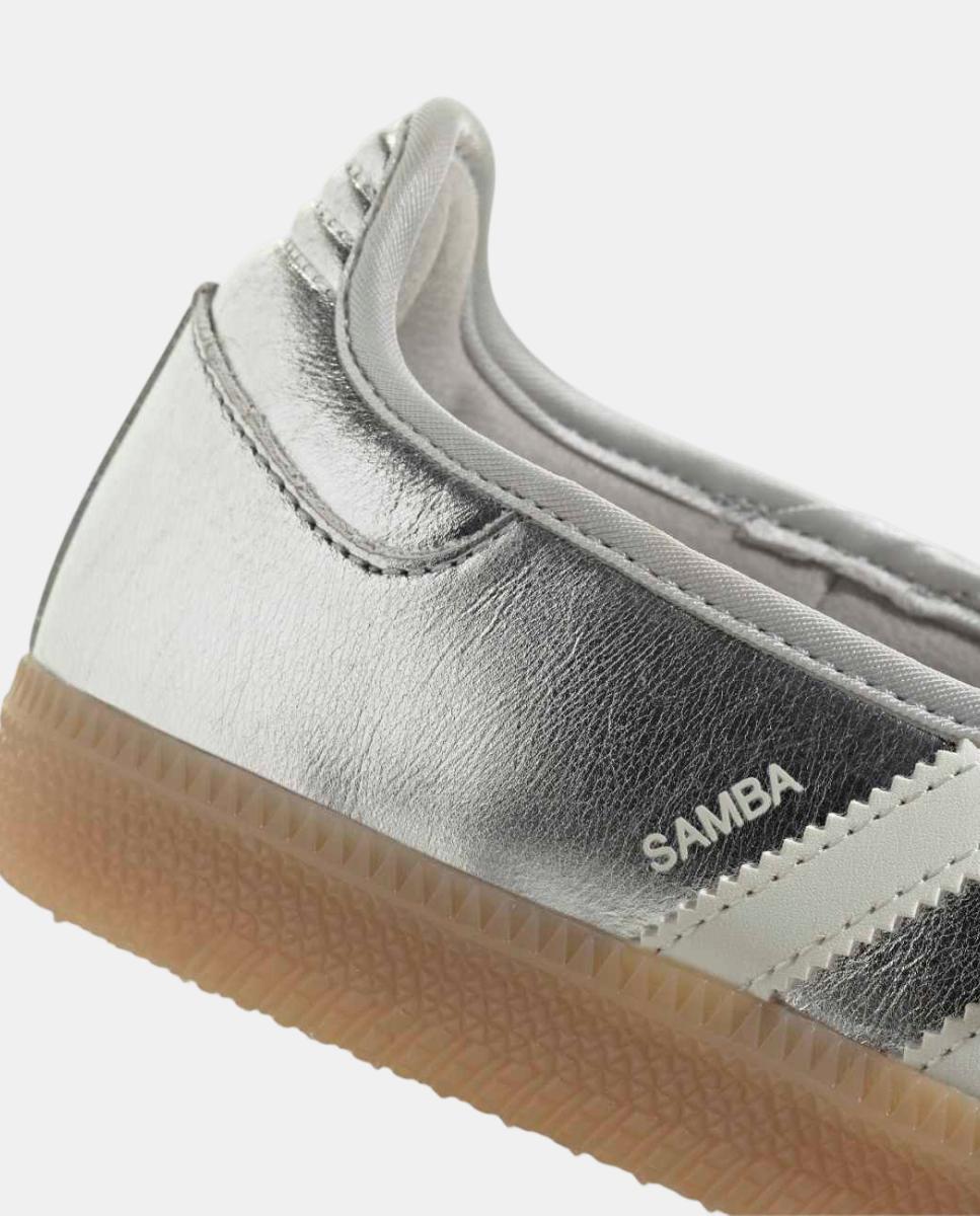 Zapatillas de Casual de Mujer SAMBA JANE W Adidas Plateado Plateado-8