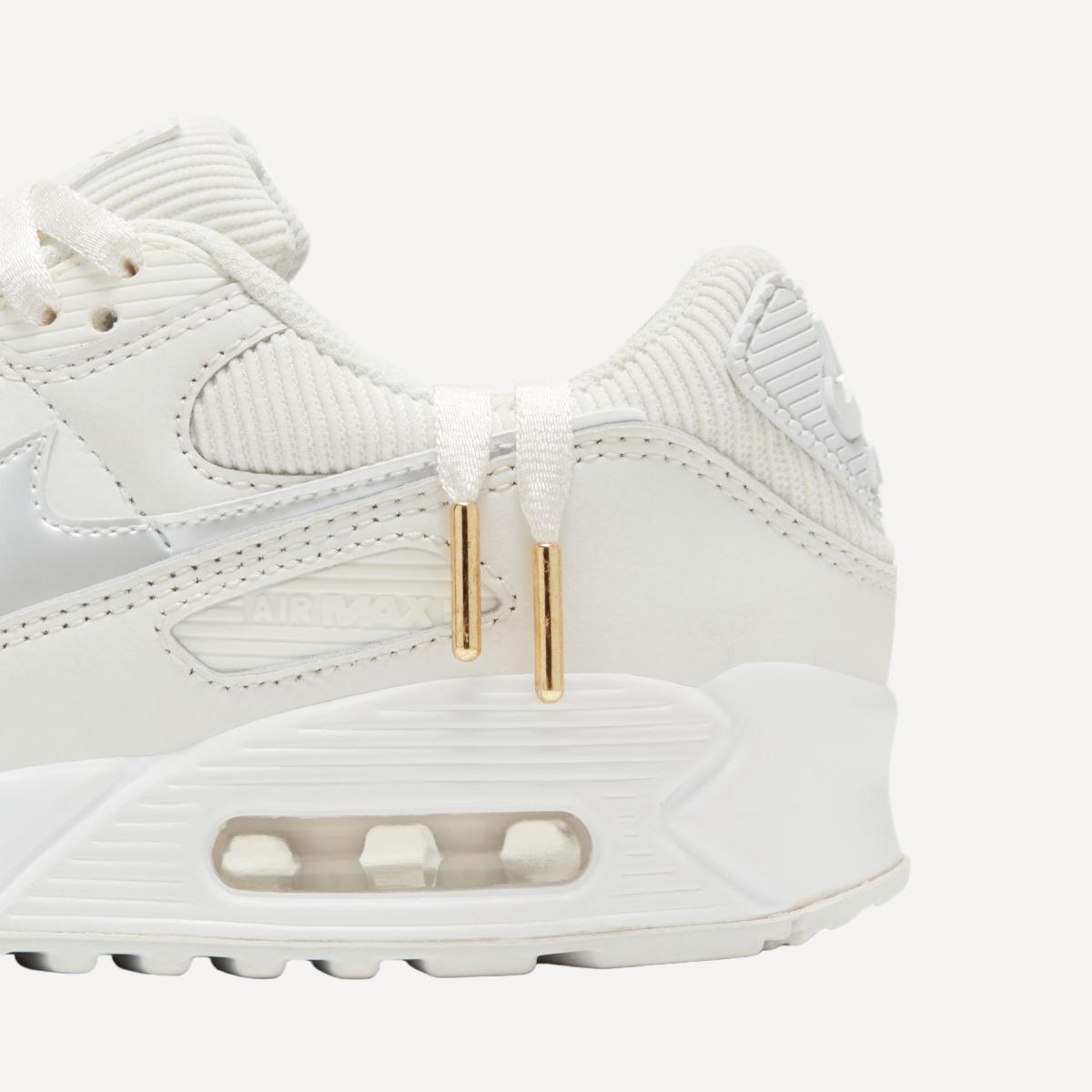 Sapatilhas Casual de Mulher WMNS Air Max 90 Branco-10