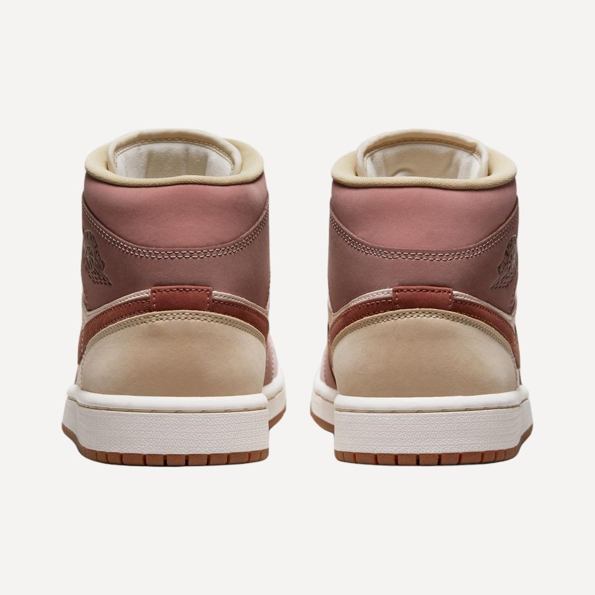Sapatilhas Casual de Mulher WMNS Air Jordan 1 Mid SE Laranja-2
