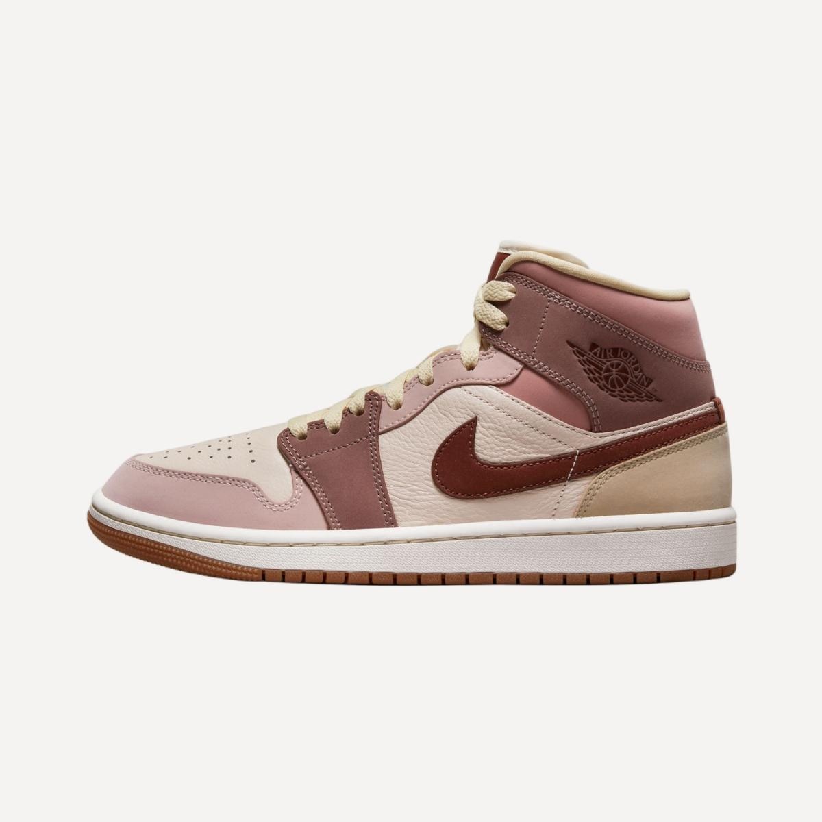 Sapatilhas Casual de Mulher WMNS Air Jordan 1 Mid SE Laranja-6