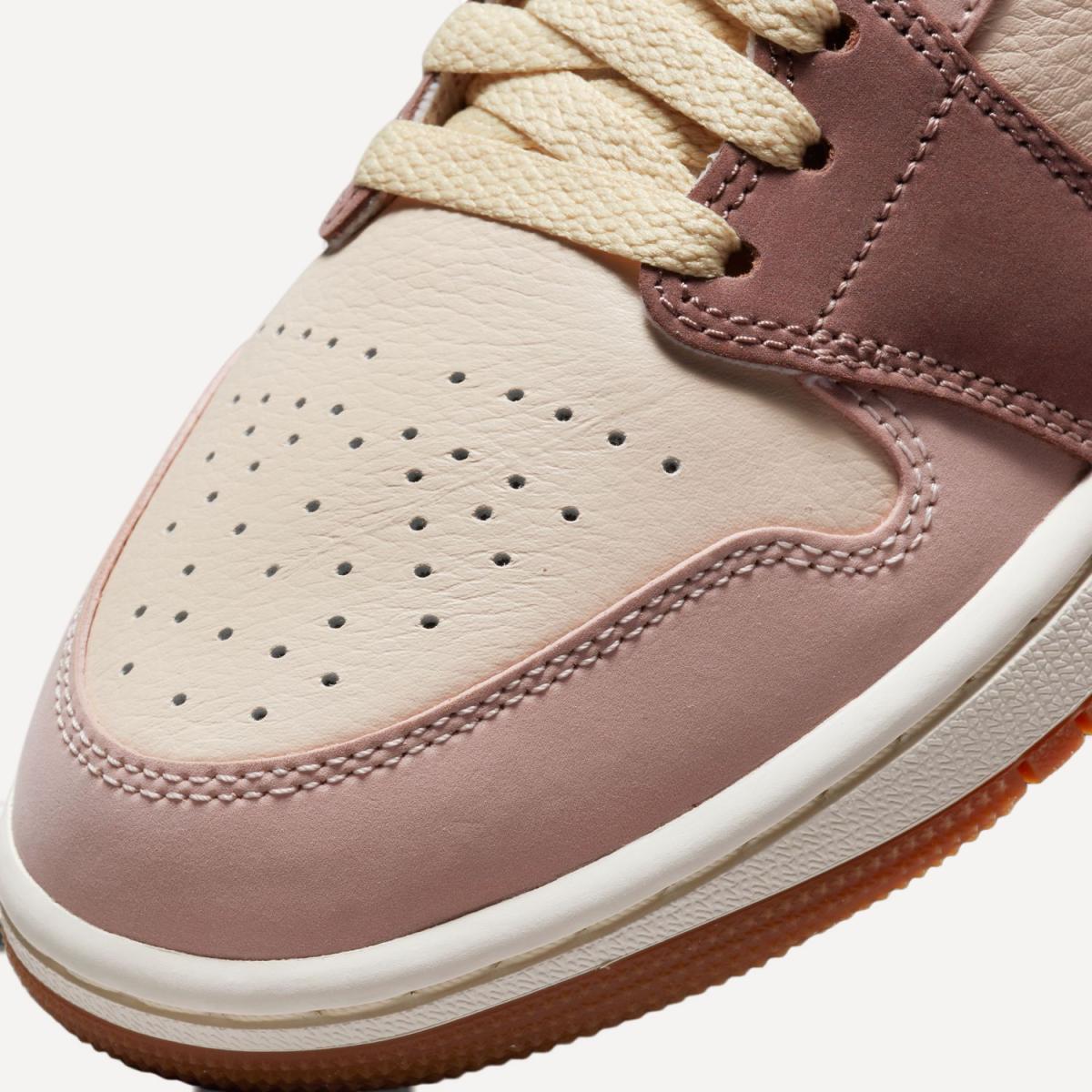 Sapatilhas Casual de Mulher WMNS Air Jordan 1 Mid SE Laranja-9