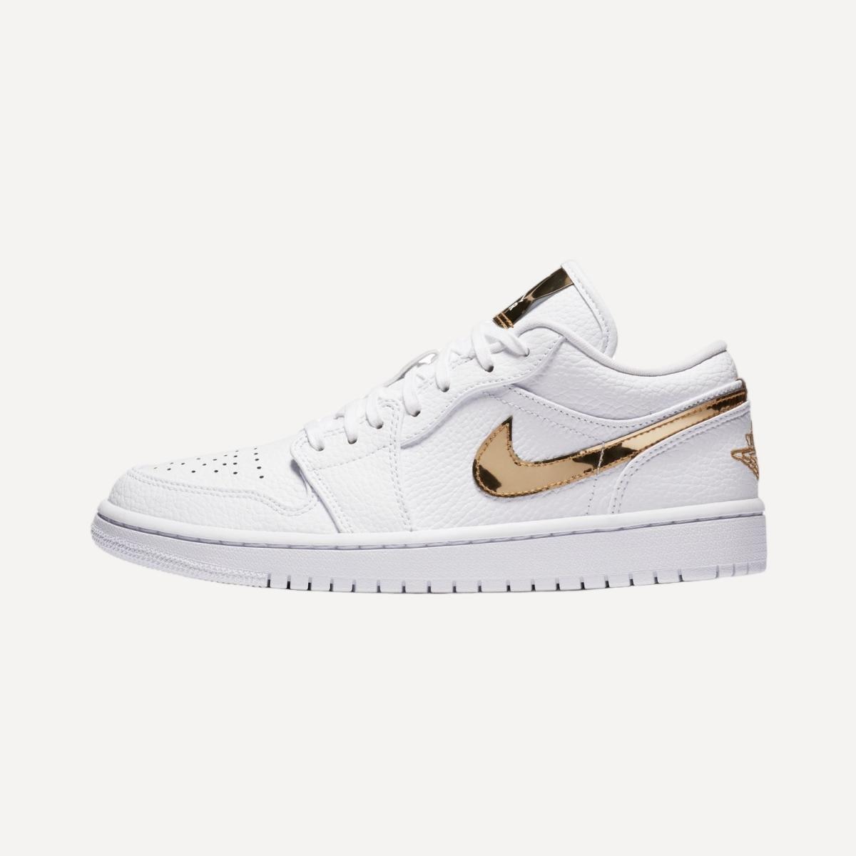 Sapatilhas Casual de Mulher WMNS Air Jordan 1 Low SE Branco-5