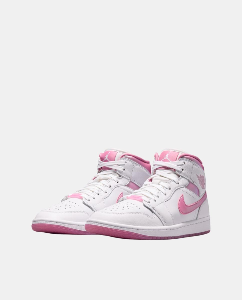 Sapatilhas Casual Para Mulher Wmns Air Jordan 1 Mid Se Jordan Branco-2