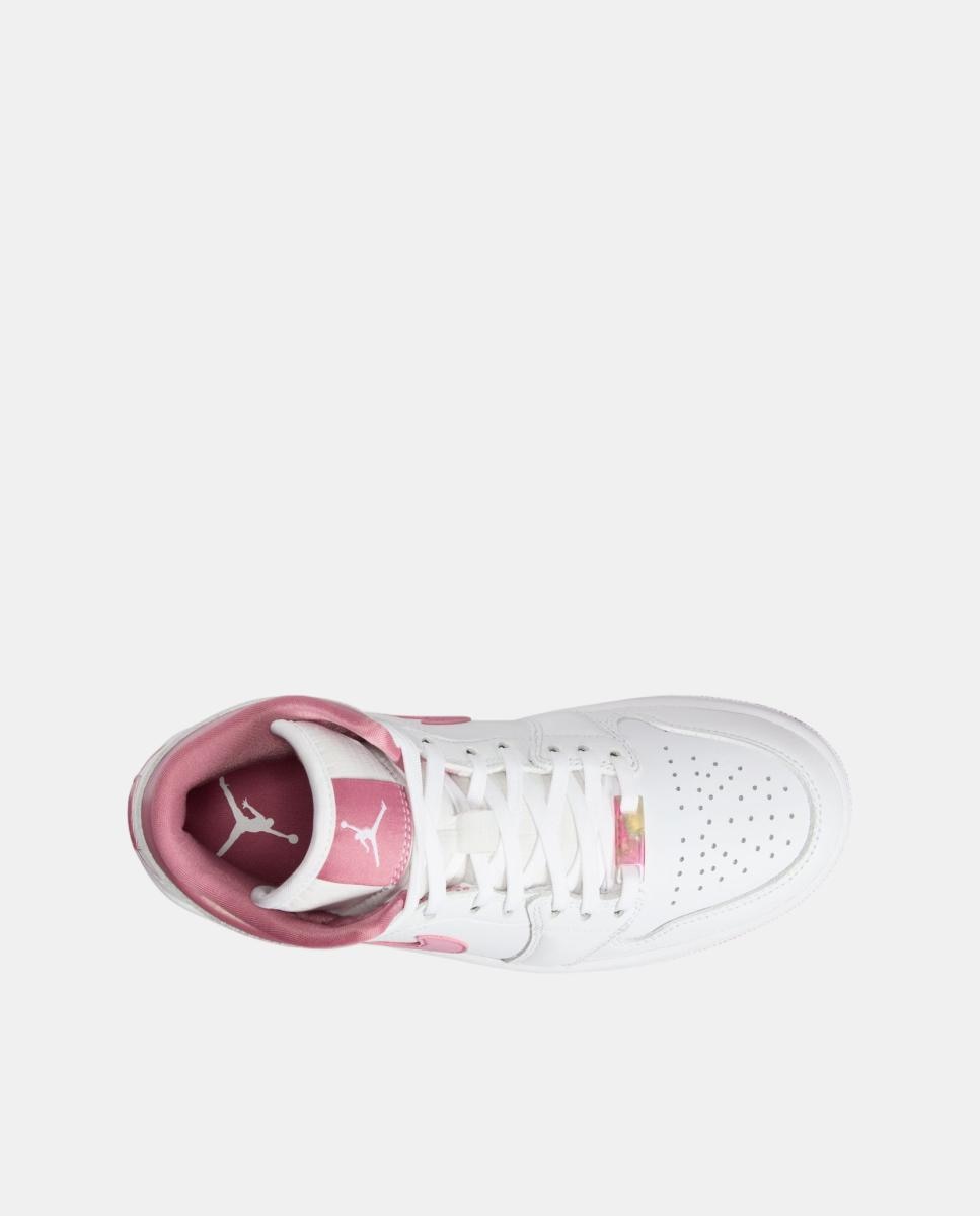 Sapatilhas Casual Para Mulher Wmns Air Jordan 1 Mid Se Jordan Branco-4