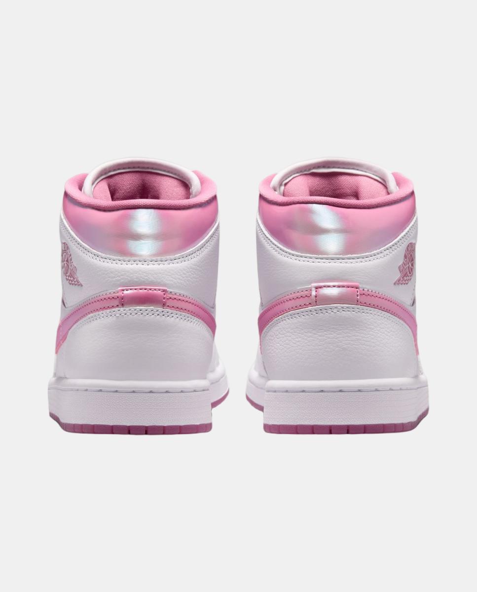 Sapatilhas Casual Para Mulher Wmns Air Jordan 1 Mid Se Jordan Branco-5