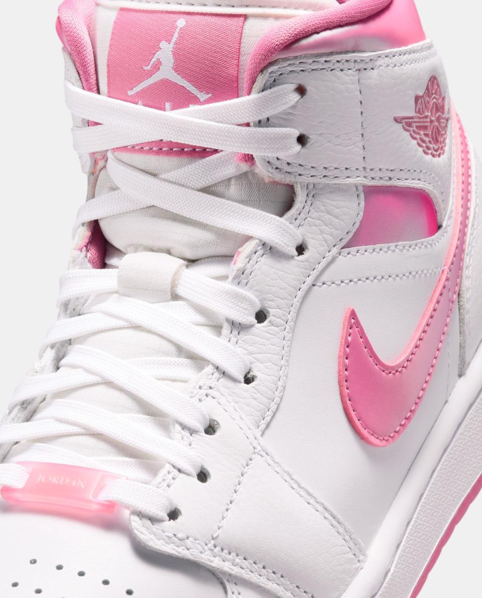 Sapatilhas Casual Para Mulher Wmns Air Jordan 1 Mid Se Jordan Branco-8