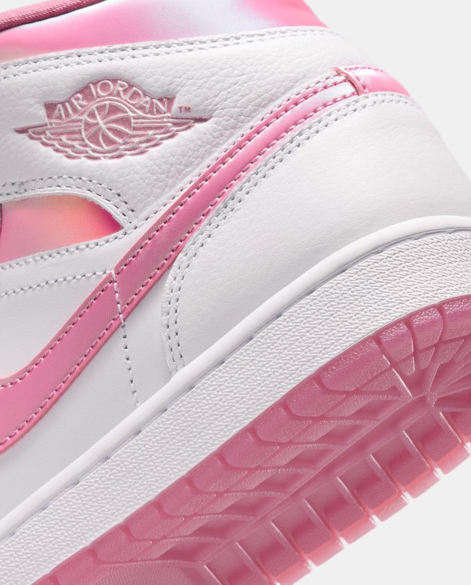 Sapatilhas Casual Para Mulher Wmns Air Jordan 1 Mid Se Jordan Branco-9