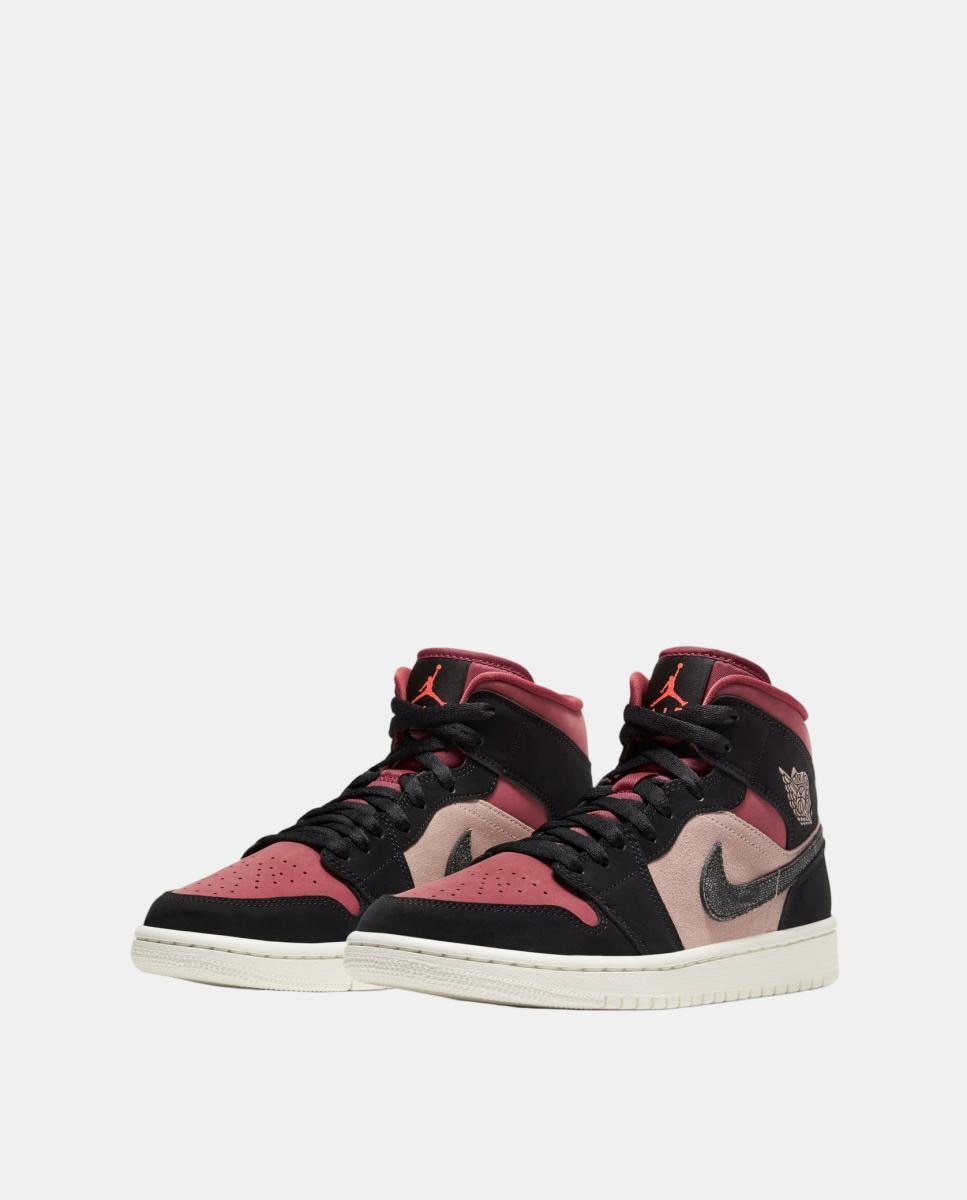 Zapatillas Casual de Mujer WMNS AIR JORDAN 1 MID Jordan - Marrón Marrón-2