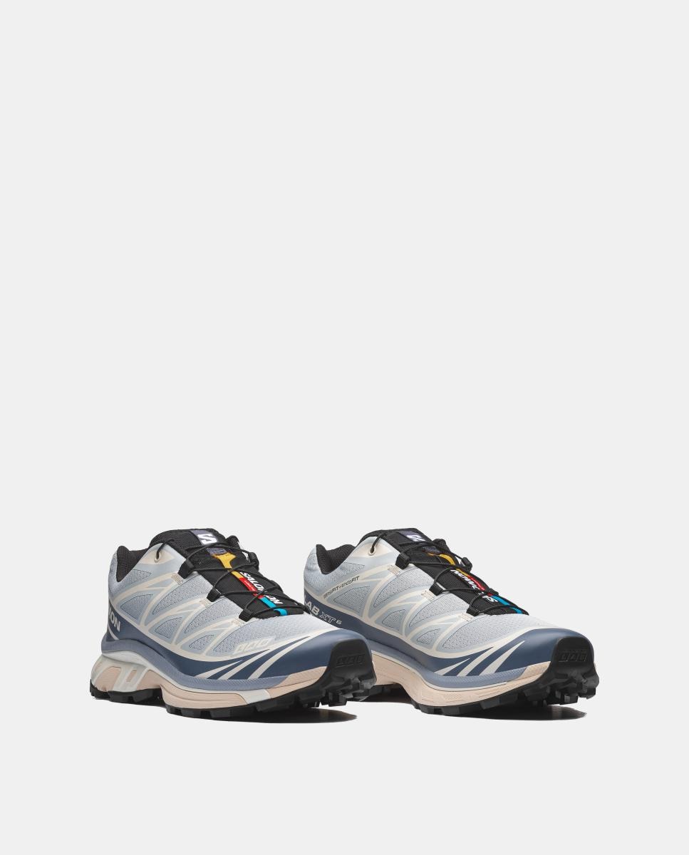 Salomon XT-6 para hombre - Gris / Azul Gris / Azul-2