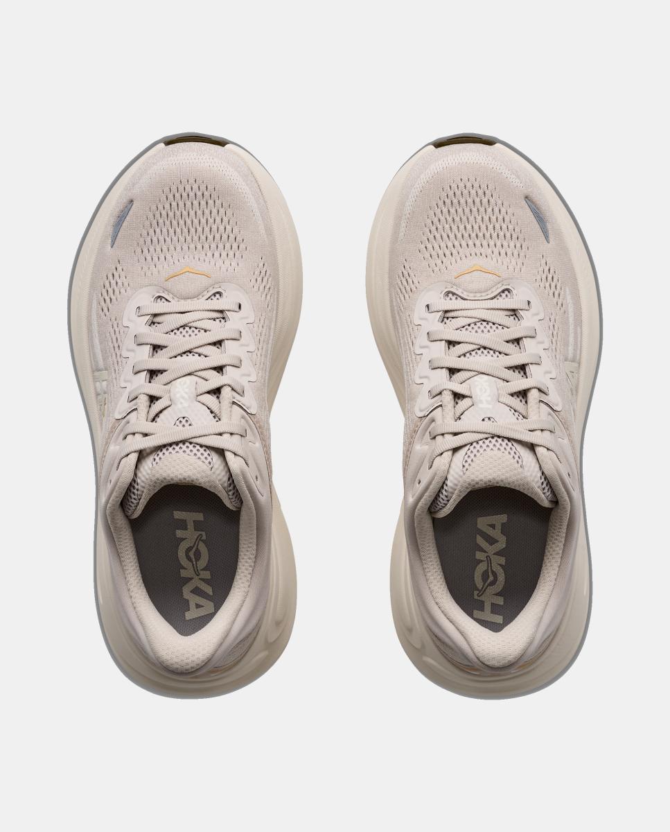 Hoka W BONDI 9 para mujer - Gris Gris-2