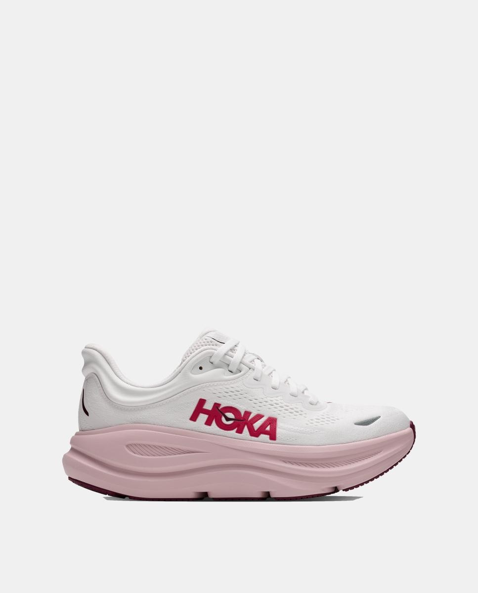 Imagen 0 de Hoka  W BONDI 9                                para mujer Blanco / Rosa