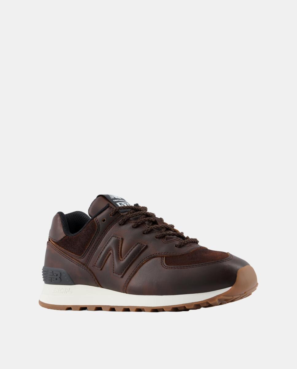 New Balance 574 para hombre y mujer - Marrón Marrón-2