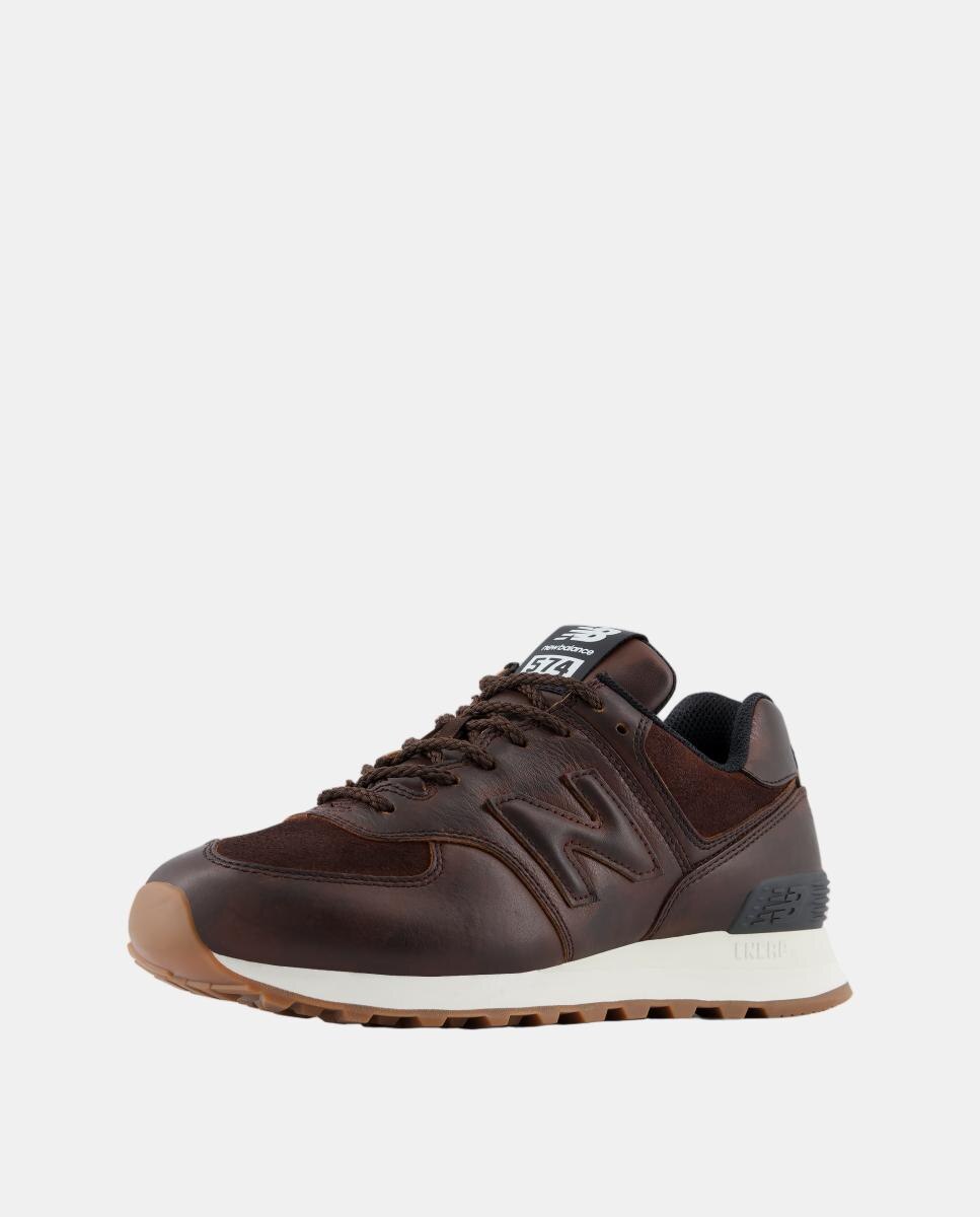New Balance 574 para hombre y mujer - Marrón Marrón-5