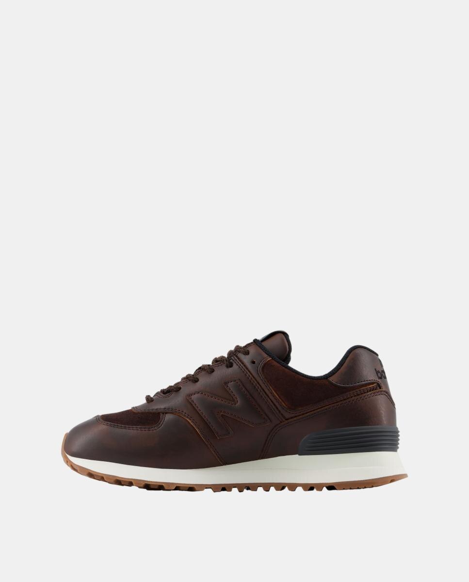 New Balance 574 para hombre y mujer - Marrón Marrón-6