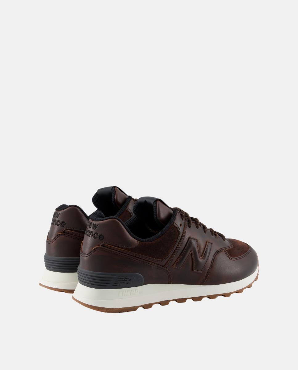New Balance 574 para hombre y mujer - Marrón Marrón-9