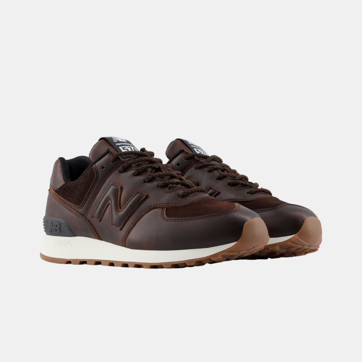 New Balance 574 para hombre y mujer - Marrón Marrón-12