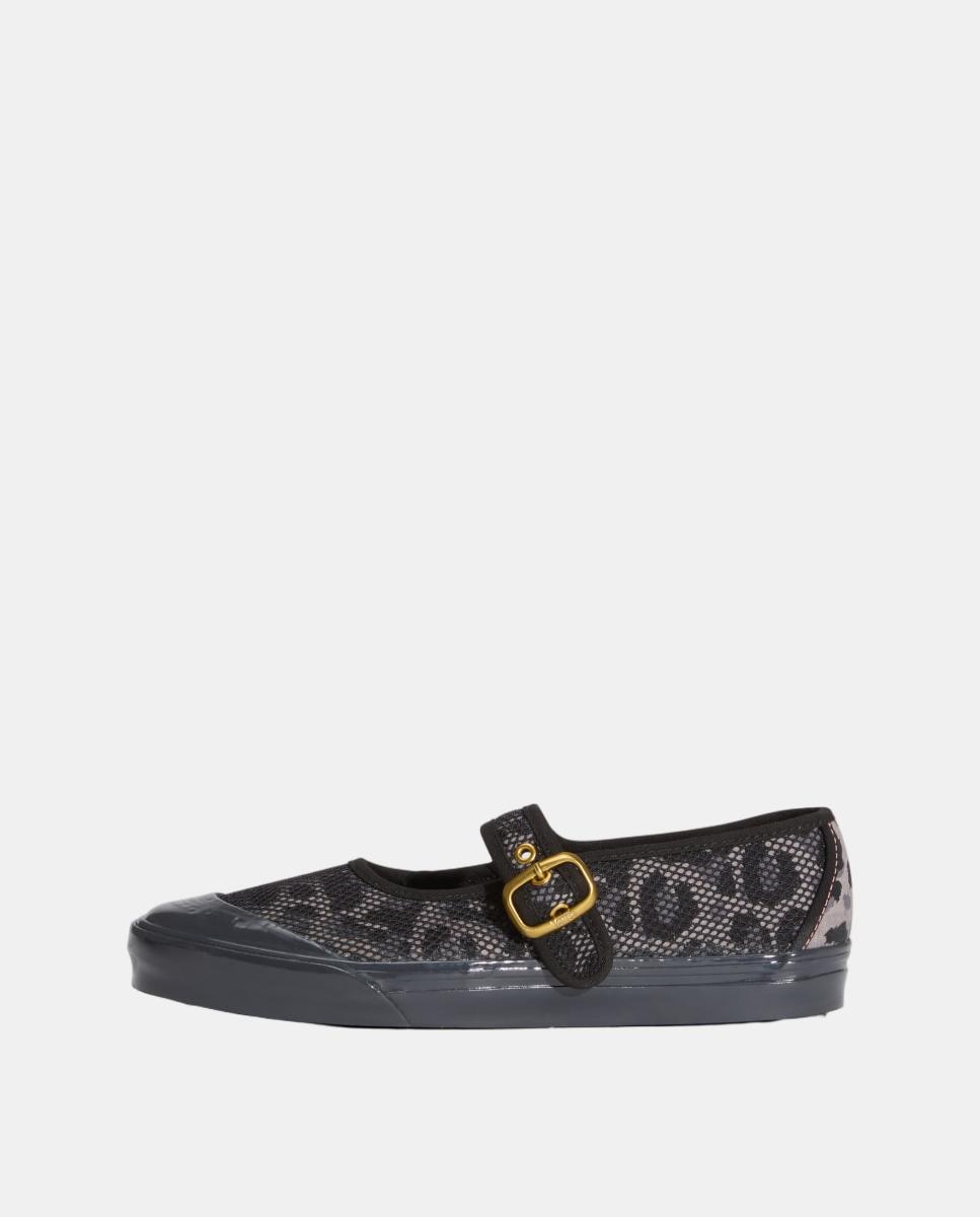 LX Mary Jane Lowpro Combat Black para Mulher Animal Print-5