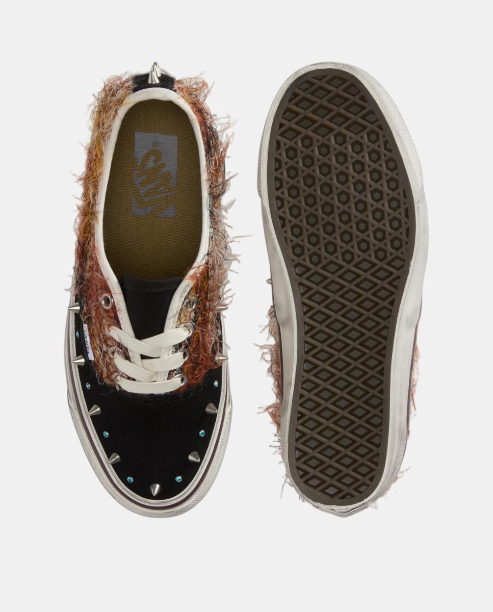 LX Authentic 44 Mohair BLACK/MULTIpara Mulher Preto / Castanho-3