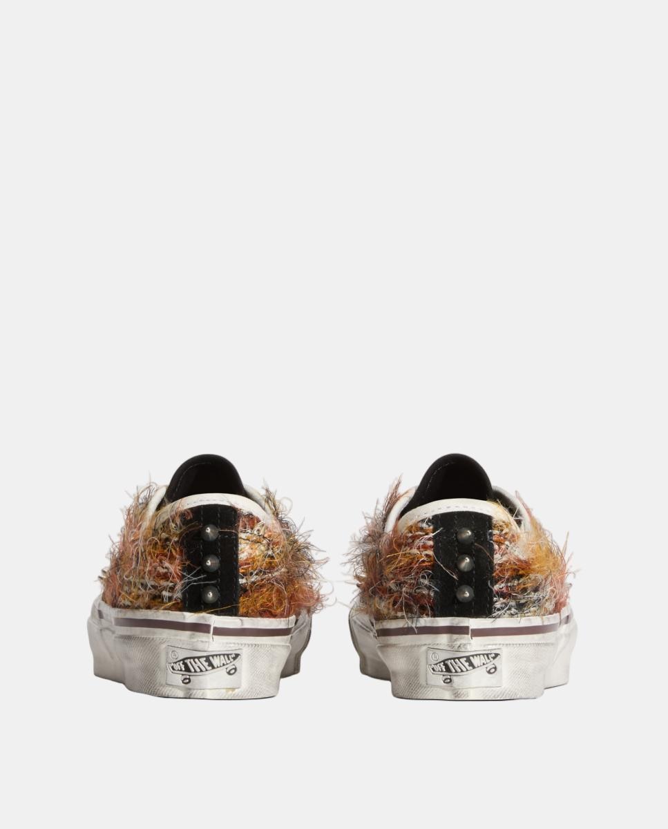 LX Authentic 44 Mohair BLACK/MULTIpara Mulher Preto / Castanho-4