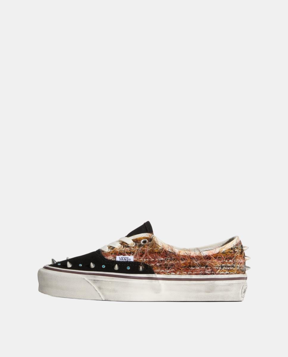 LX Authentic 44 Mohair BLACK/MULTIpara Mulher Preto / Castanho-5