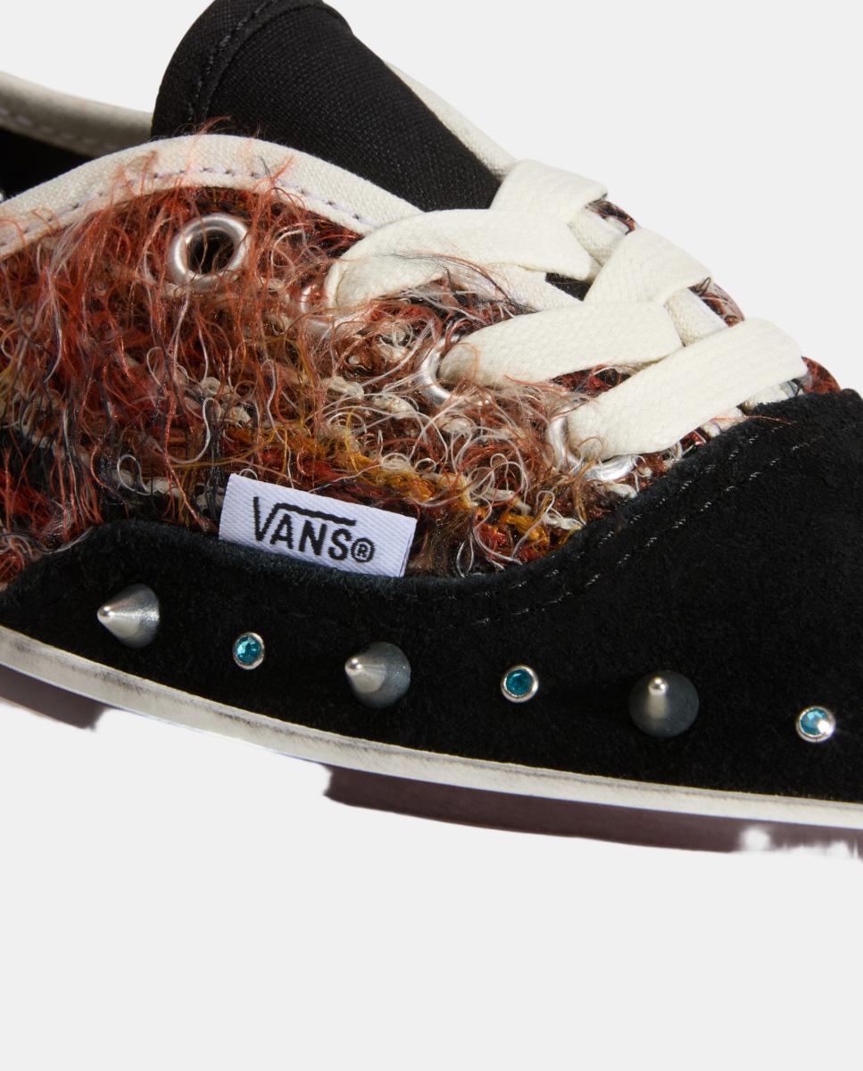 LX Authentic 44 Mohair BLACK/MULTIpara Mulher Preto / Castanho-6