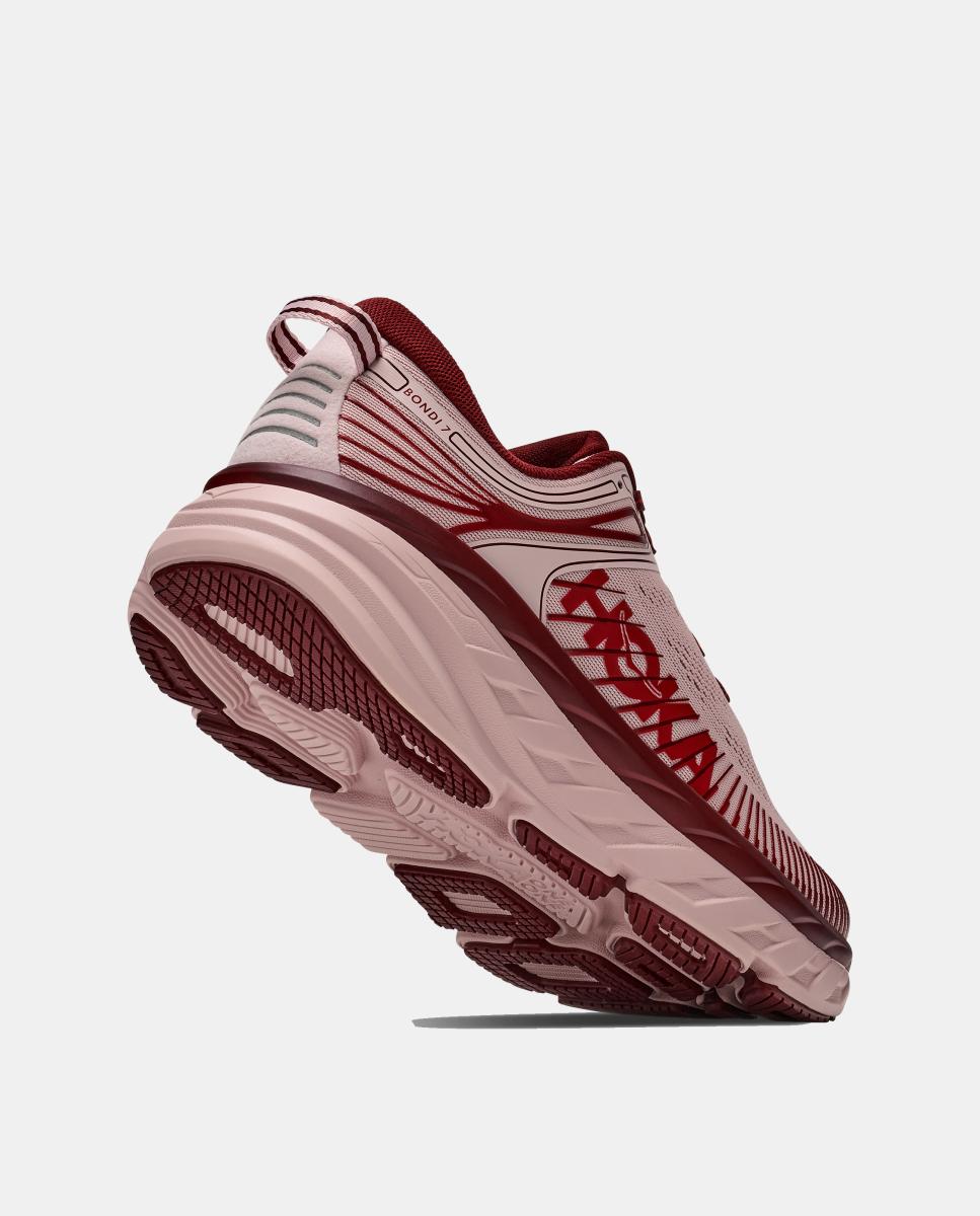 Hoka W BONDI 7 para mujer - Rosa / Rojo Rosa / Rojo-4