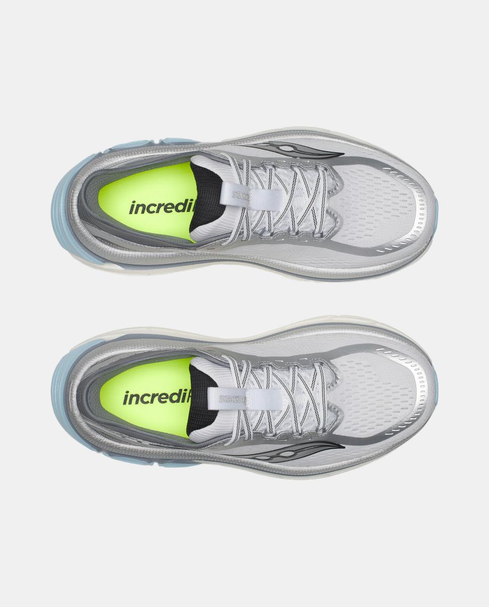 Saucony PARAMOUNT MAX para mujer - Gris / Blanco Gris / Blanco-5