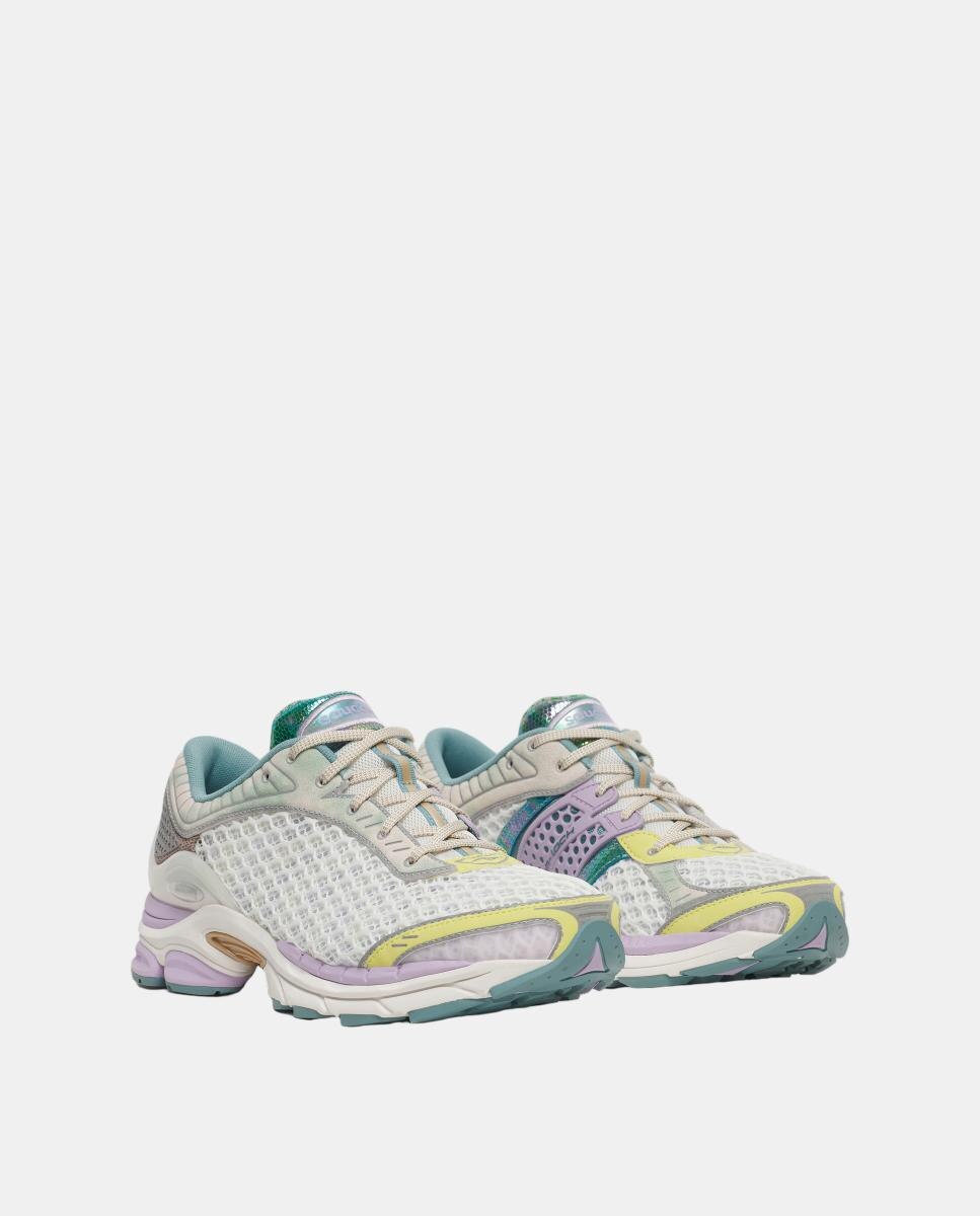 Saucony PROGRID PARAMOUNT para mulher Branco / Rosa-2