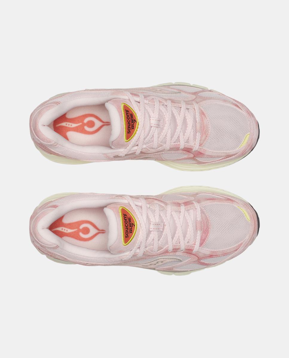 Saucony PROGRID GUIDE 7 para mulher Rosa / Branco-5