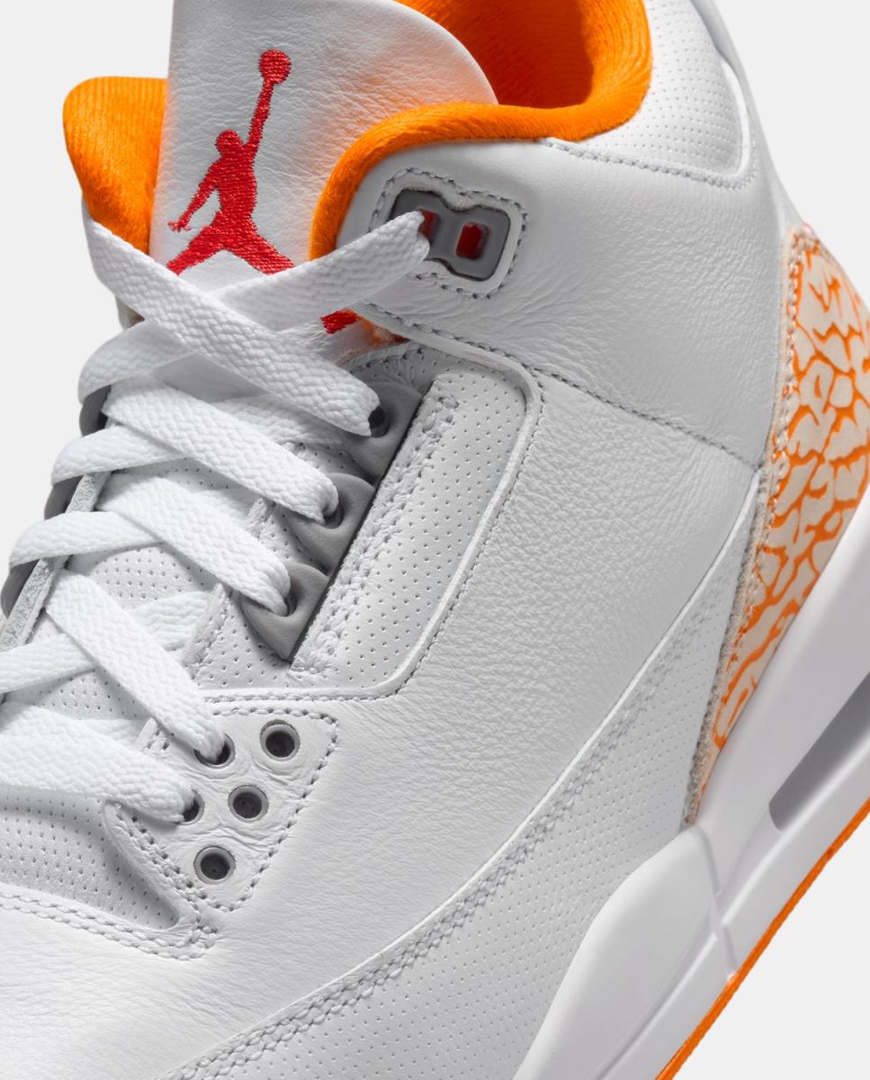 WMNS AIR JORDAN 3 RETRO para Mulher Branco-4