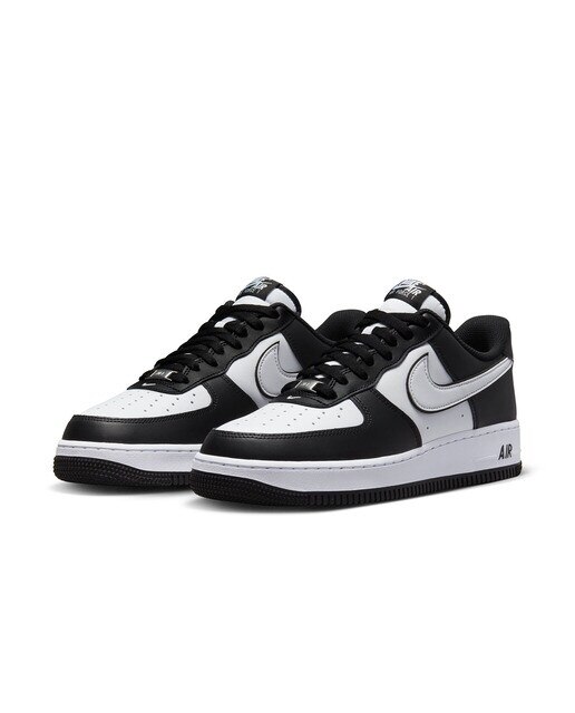 Sapatilhas casual de homem Air Force 1 '07 Nike Preto / Branco-2