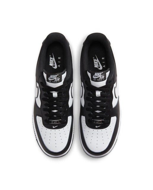 Sapatilhas casual de homem Air Force 1 '07 Nike Preto / Branco-3