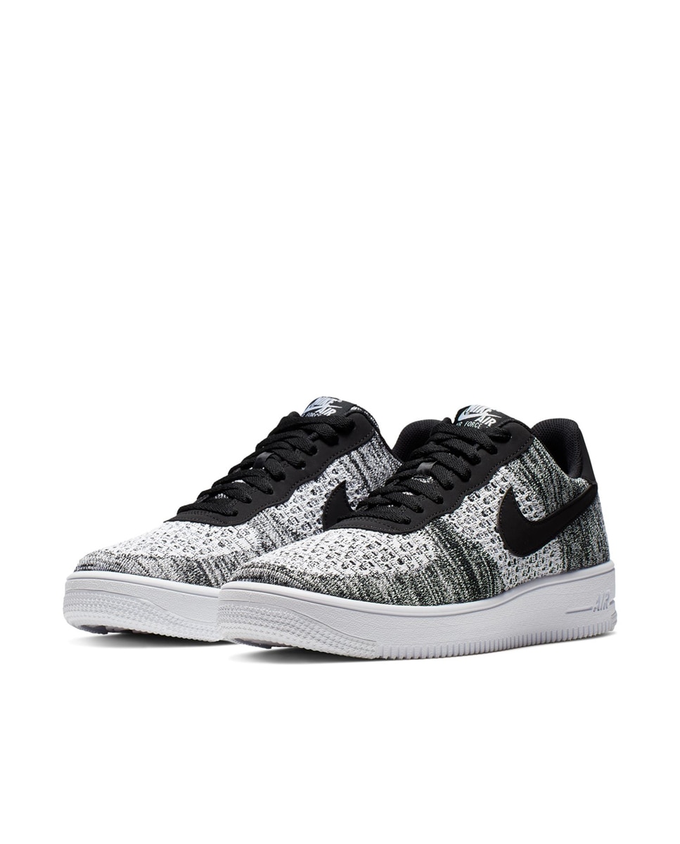 Sapatilhas Air Force 1 Flyknit 2.0 de Homem Preto-2