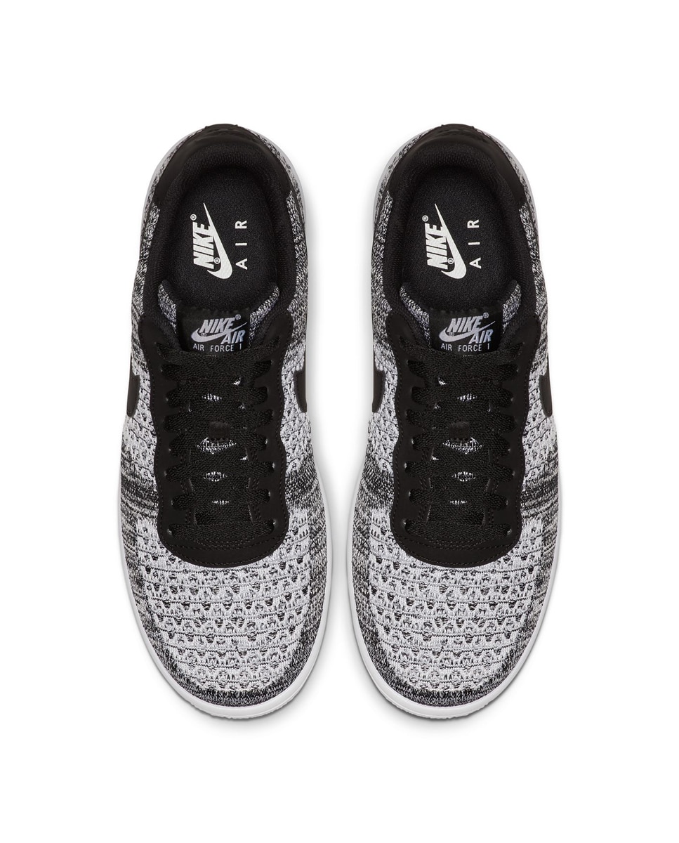 Sapatilhas Air Force 1 Flyknit 2.0 de Homem Preto-3