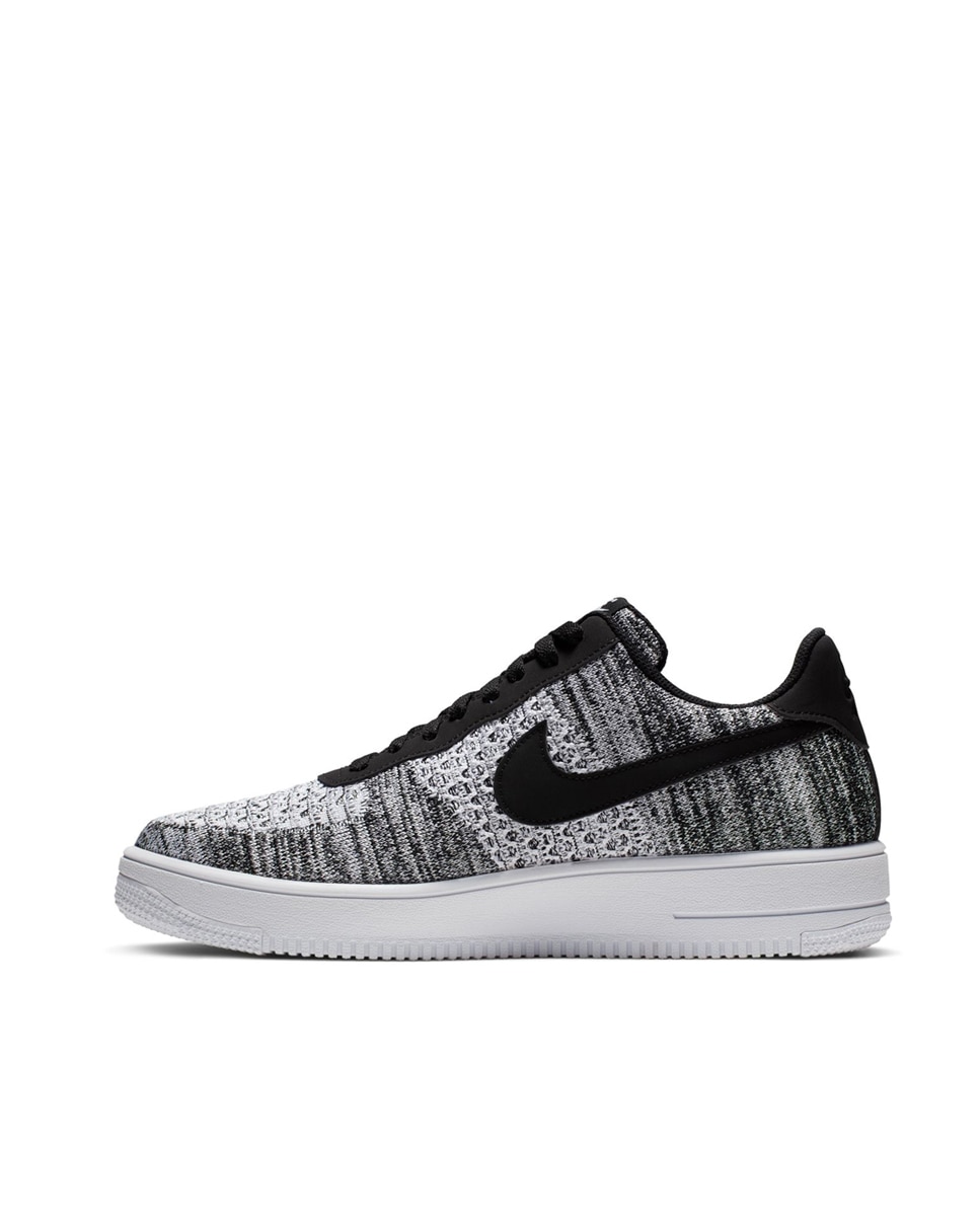 Sapatilhas Air Force 1 Flyknit 2.0 de Homem Preto-4