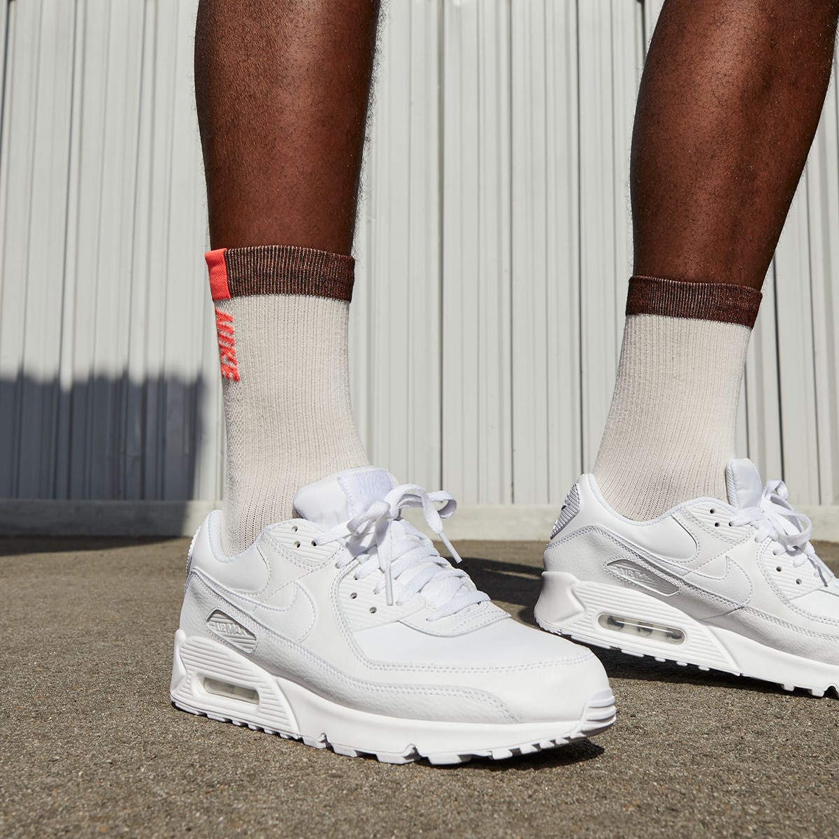 Sapatilhas Casual de Homem Air Max 90 Ltr Branco-9