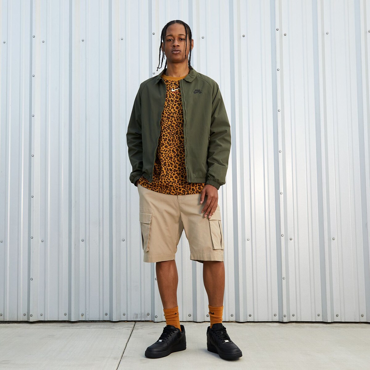 Sapatilhas Casual de Homem Air Force 1 '07 Preto-8