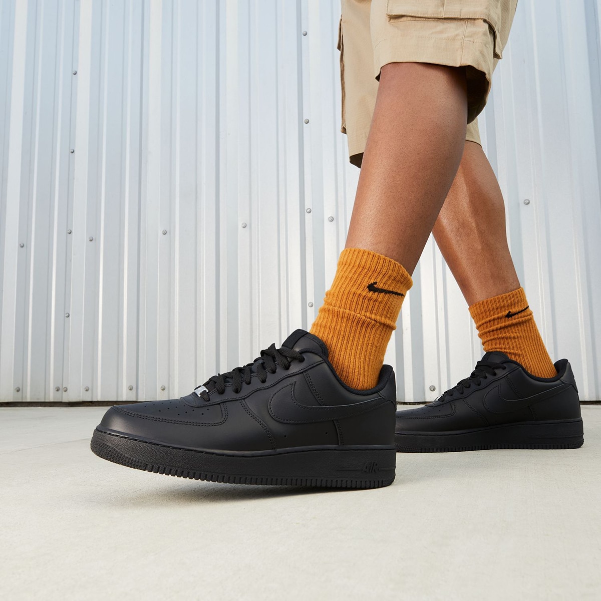 Sapatilhas Casual de Homem Air Force 1 '07 Preto-9