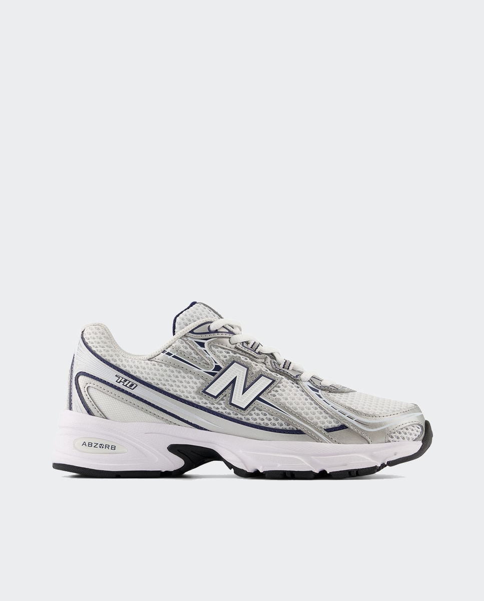 New Balance 740 para mujer - Blanco / Azul marino Blanco / Azul-1