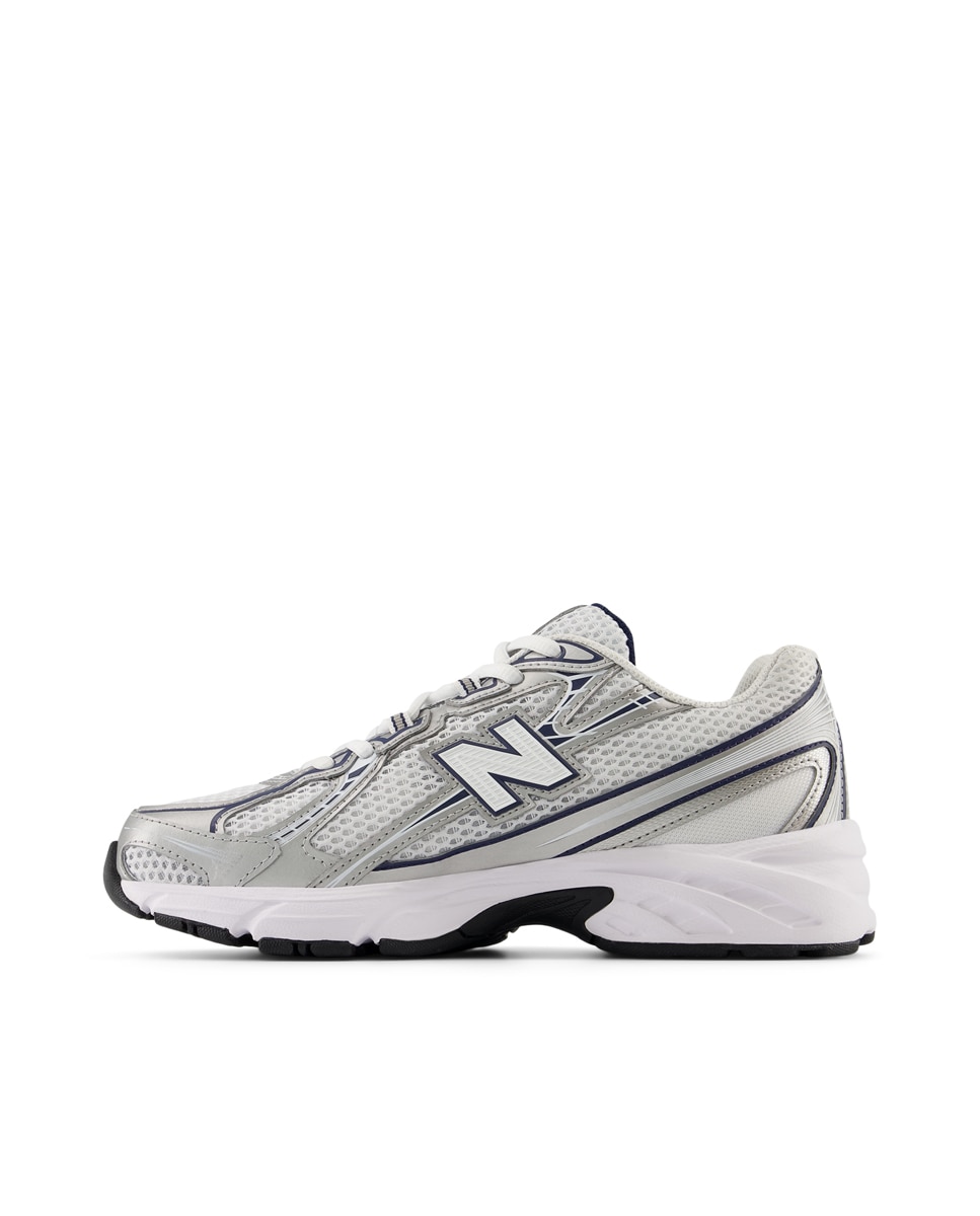 New Balance 740 para mujer - Blanco / Azul marino Blanco / Azul-4