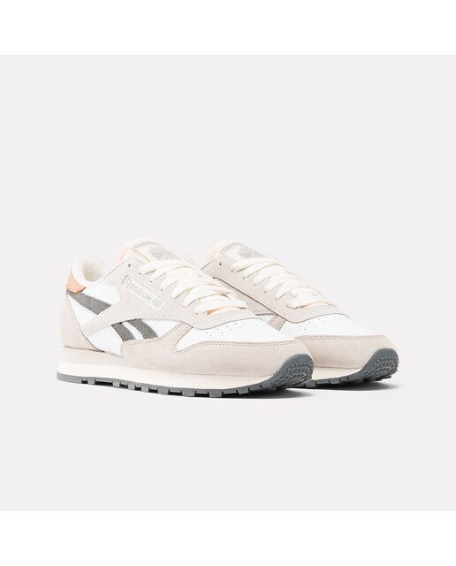 Sapatilhas Casual Unissexo Classic Leather Branco-2